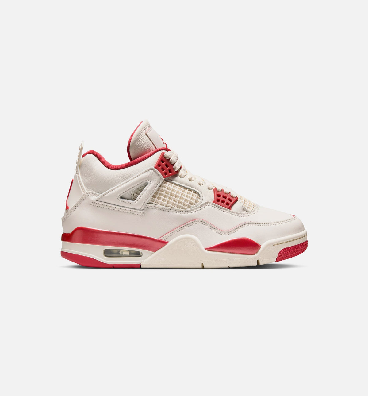 Air Jordan 4 Retro Valentine's Day Women's Lifestyle Shoes - Pale Ivory/Sierra Red/Tough Red