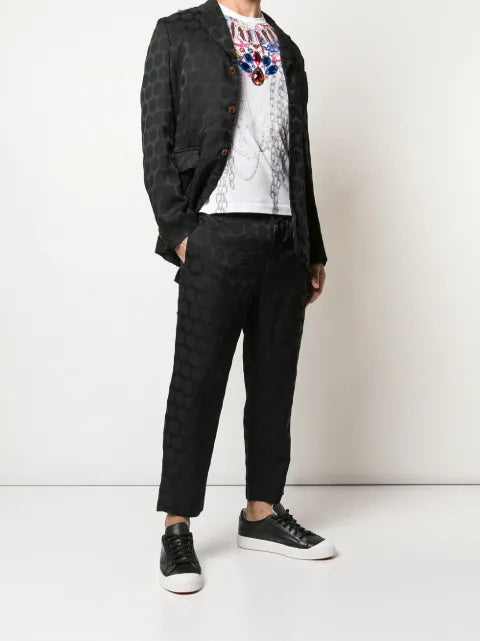 Comme des Garçons Homme Plus ruffle-detail blazer