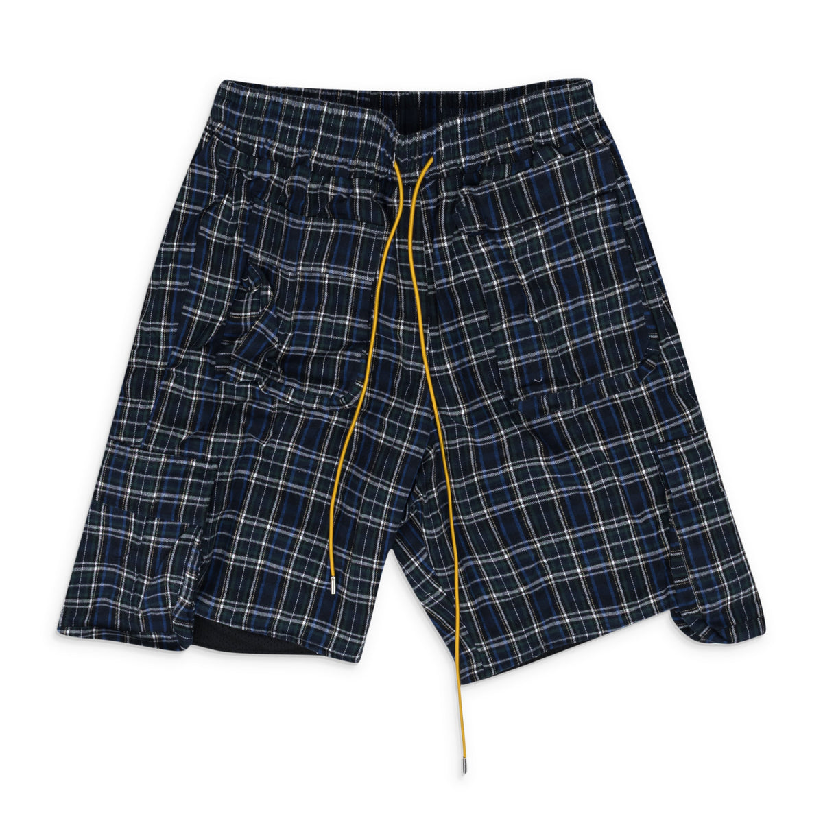 Blue Plaid Shorts
