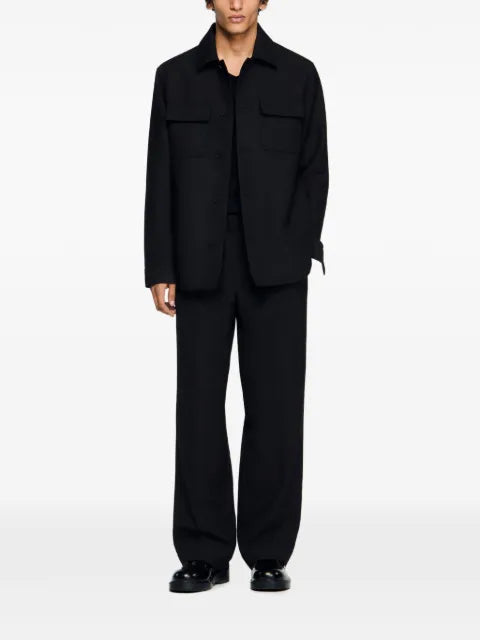 SANDRO buttoned oversized shirt