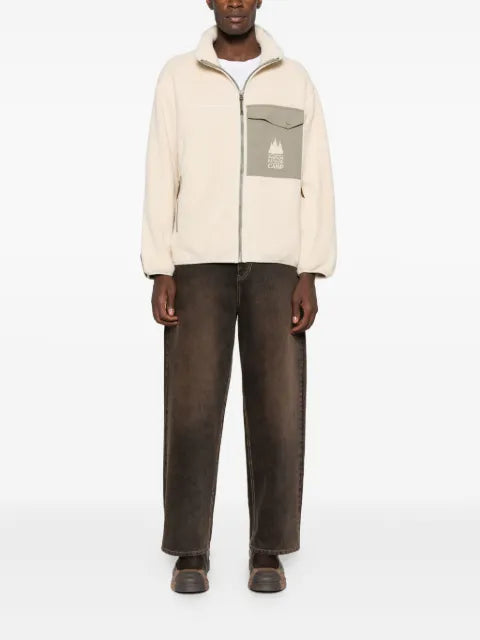 Maison Kitsuné zip-up jacket with chest pocket