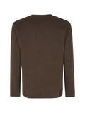 DONDUP logo-patch long-sleeve sweater