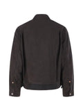 sacai button-fastening denim jacket