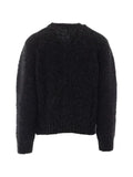 Sunflower bouclé-knit V-neck cardigan