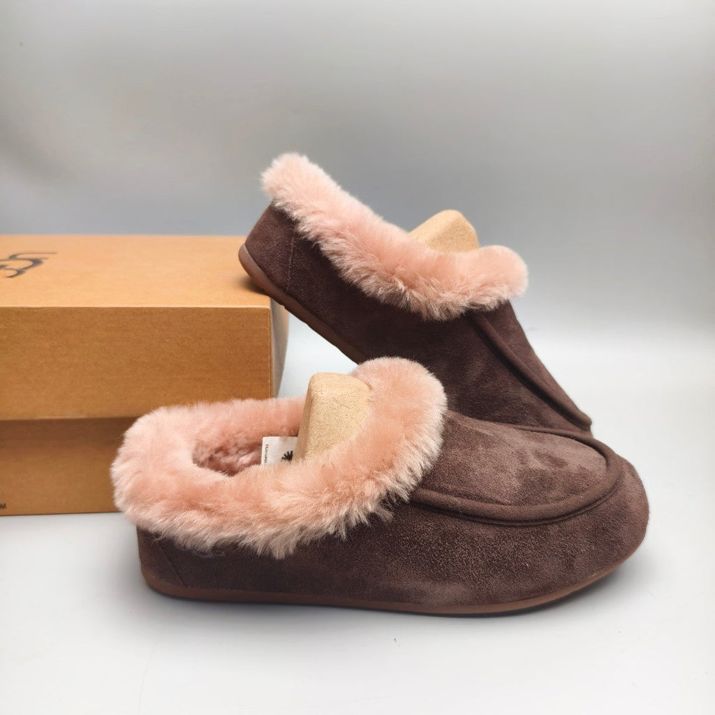 Chocolate Slip-On Casual House Shoes — New Arrival | In Stock