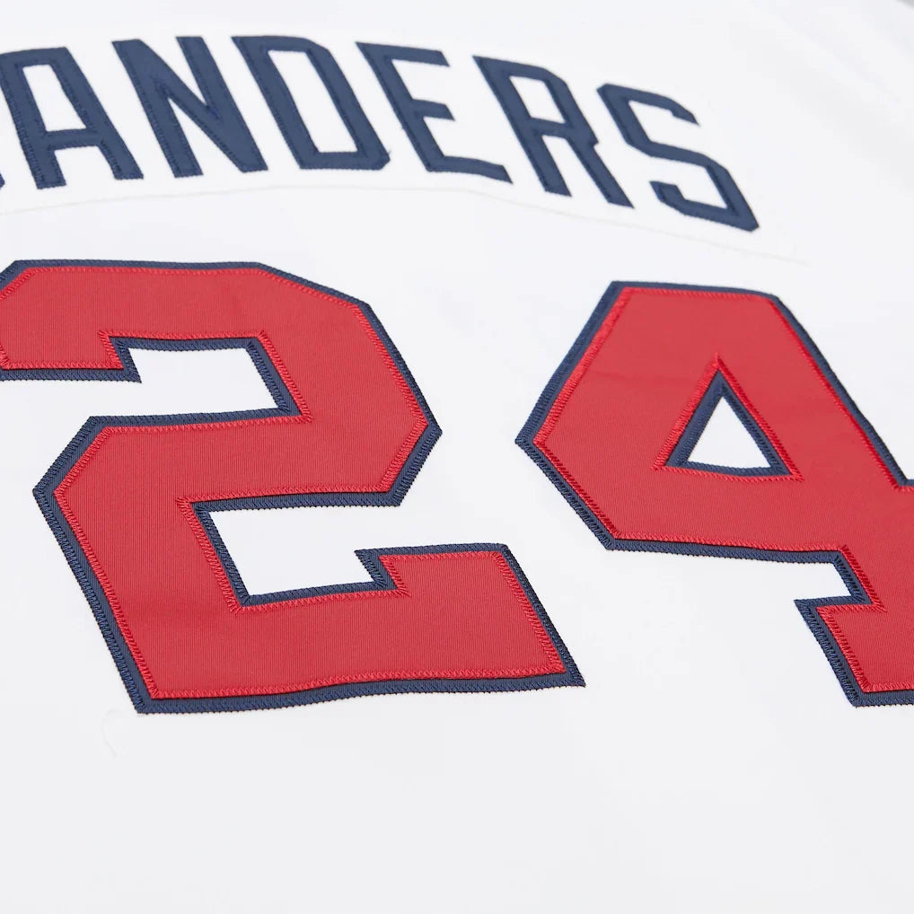 M&N MLB Atlanta Braves 1992 Deion Sanders Authentic Jersey